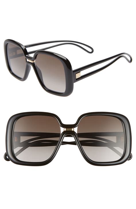 givenchy geo sunglasses|Givenchy 55mm oversized sunglasses.